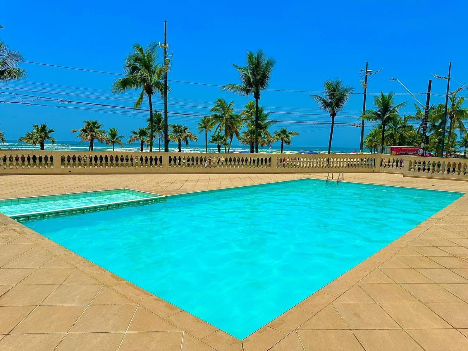 Apartamento Frente Ao Mar Com Varanda E Piscina ปรายากรันเด ภายนอก รูปภาพ