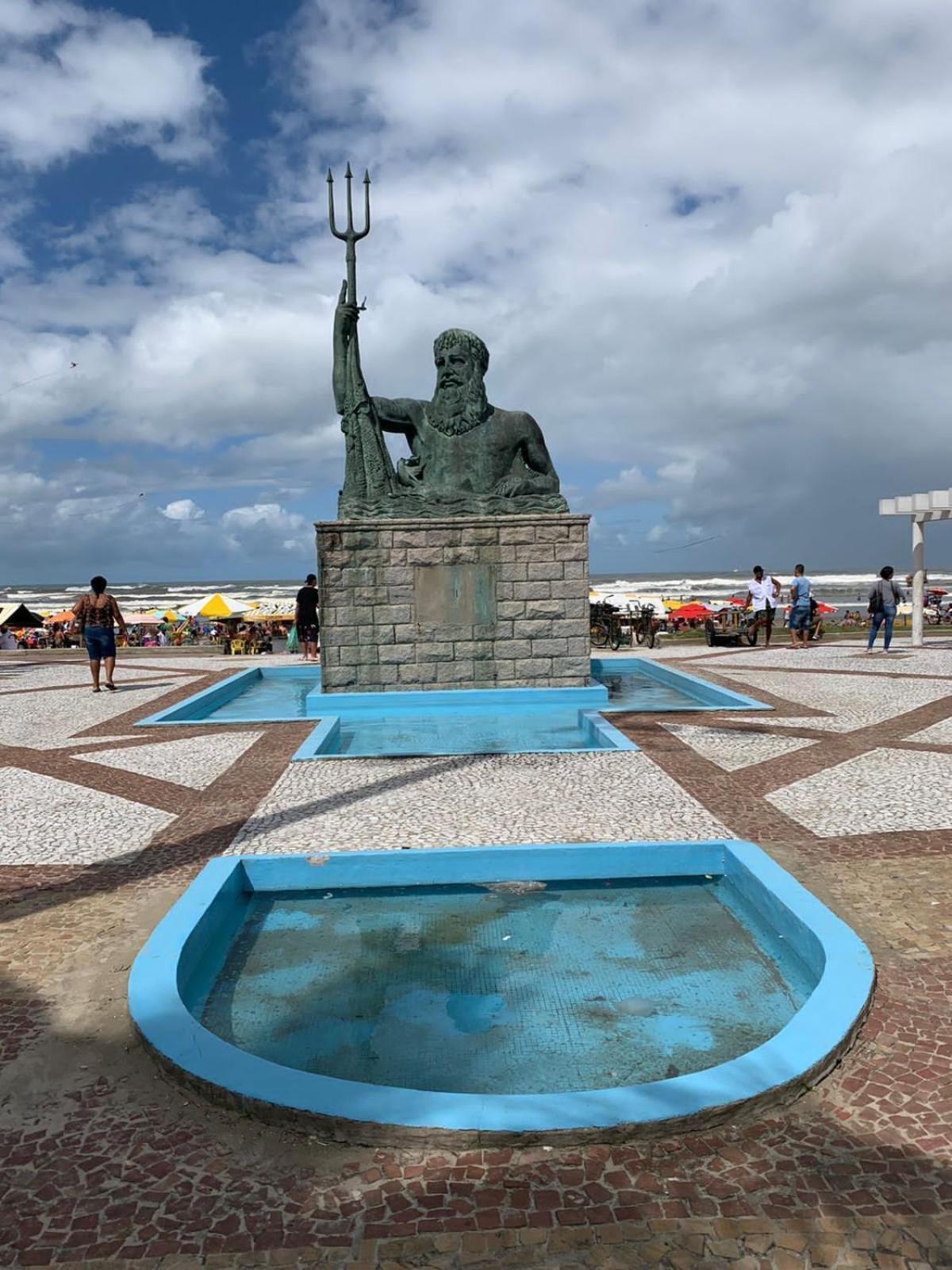 Apartamento Frente Ao Mar Com Varanda E Piscina ปรายากรันเด ภายนอก รูปภาพ